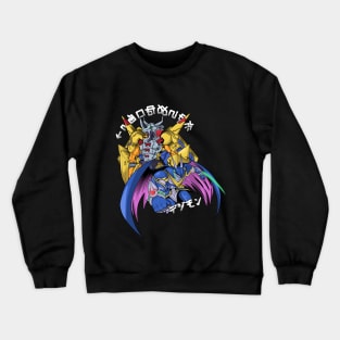 Evolution agumon veemon Crewneck Sweatshirt